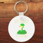 Porte-clés Python Pithon Pi Symbole Prof De Maths Drôle Pi Da (Recto)
