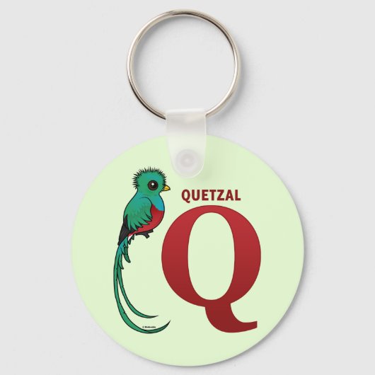 Porte-clés Q pour Quetzal (Recto)
