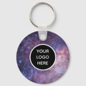Porte-clés QR Code Business Logo Espace Professionnel Galaxie (Verso)