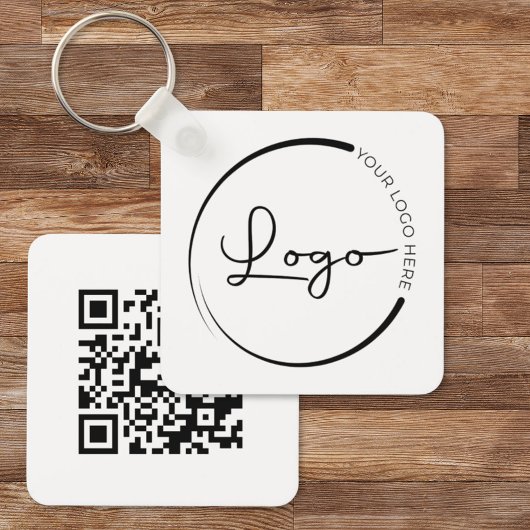 Porte-clés QR Code Entreprise Logo commercial Promotionnel