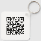 Porte-clés QR Code Entreprise Logo commercial Promotionnel (Dos)