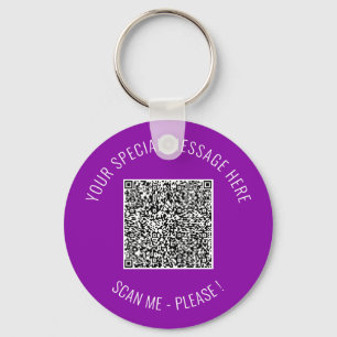 Porte-clés QR Code Info Votre cadeau de Porte - clé surprise 