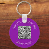 Porte-clés QR Code Info Votre cadeau de Porte - clé surprise (Recto)