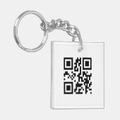Porte-clés QR Code - Je vous aime ! (Devant gauche)