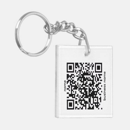 Porte-clés QR Code Keychain (Devant gauche)
