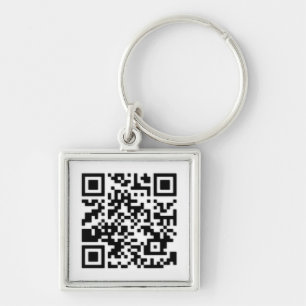 Porte-clés Qr Code RickRoll Gif
