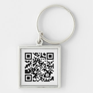 Porte-clés Qr Code RickRoll Gif