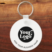 Porte-clés QR Code White Logo Website Porte - clé employé (Recto)