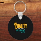 Porte-clés Quality Learning Center Funny School Quote  (Recto)