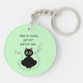 Porte-clés Quand dans le problème (Dos)