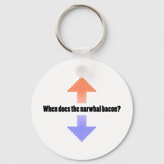 Porte-clés Quand la balise Narwhal upvote-t-elle la question (Recto)