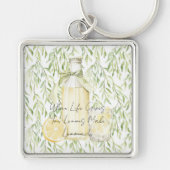 Porte-clés Quand La Vie Vous Donne Des Citrons Font De La Lem (Devant)