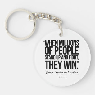 Porte-clés Quand les millions de personnes se lèvent