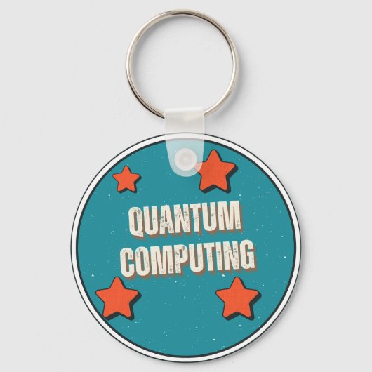 Porte-clés Quantum Computing Science (Recto)
