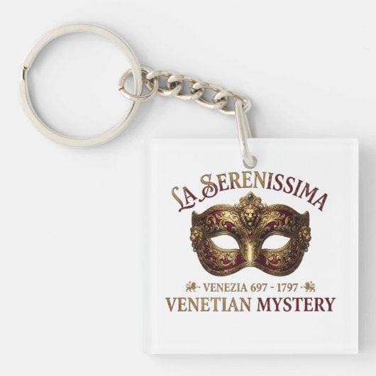 Porte-clés Quarante & Fabuleux : Invitation de La Serenissima (Devant)