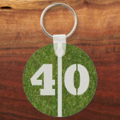 Porte-clés quarantième Cadeau d'anniversaire (Recto)