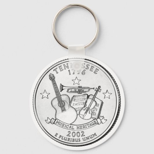 Porte-clés Quart de dollar du Tennessee (Recto)
