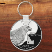 Porte-clés Quartier d'État de Faux Idaho (Recto)