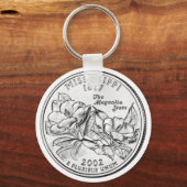 Porte-clés Quartier d'État du Mississippi (Recto)