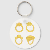 Porte-clés Quatre cercles (Verso)