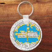 Porte-clés Quatre coins Quatre États (Recto)