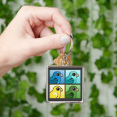 Porte-clés Quatre couleur Linnies (main)