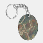 Porte-clés Quatre Danseurs, Peinture impressionniste, Edgar D (Devant gauche)