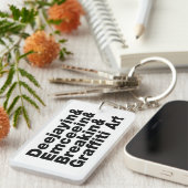 Porte-clés Quatre éléments de l'Hip hop (Devant droit)