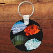 Porte-clés Quatre éléments de nature (Recto)