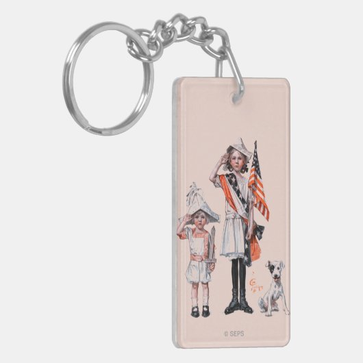 Porte-clés Quatre juillet (Devant gauche)