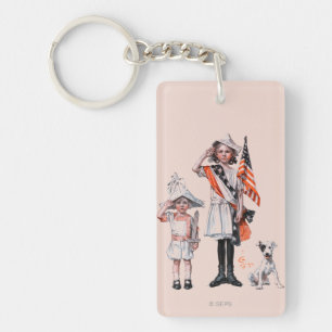 Porte-clés Quatre juillet