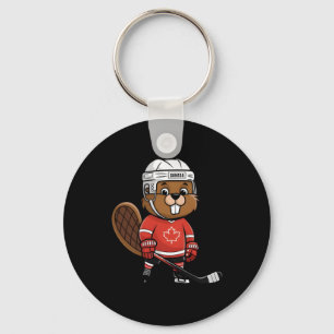 Porte-clés Quatre nations Ttle Glol Face-off Castor canadien