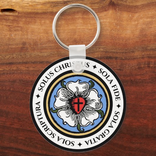 Porte-clés Quatre solas - luthérien (Recto)