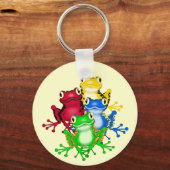 Porte-clés Quatre T-shirts et cadeaux de grenouilles (Recto)
