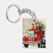 Porte-clés Quatrième de défilé de juillet (Devant gauche)