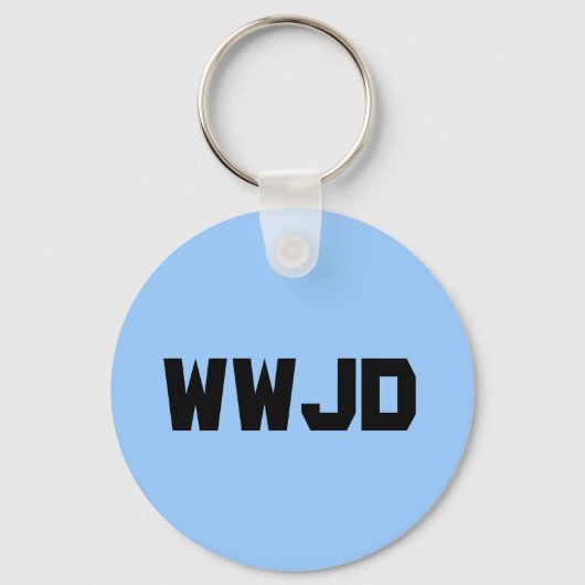 Porte-clés Que ferait Jésus (Recto)