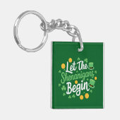 Porte-clés Que les frasques commencent Drôle de Saint-Patrick (Devant gauche)