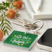 Porte-clés Que les frasques commencent Drôle de Saint-Patrick (Devant Droit)