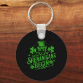 Porte-clés Que les Shenanigans commencent - Drôle de Saint-Pa (Recto)