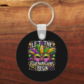 Porte-clés Que Les Shenanigans Commencent Mardi Gras 8 (Recto)