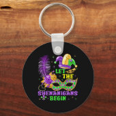 Porte-clés Que Les Shenanigans Commencent Mardi Gras Femmes H (Recto)