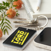 Porte-clés Que l'Éternel soit avec toi (Devant droit)