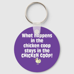 Porte-clés Que se passe-t-il dans la côtelette de poulet ?