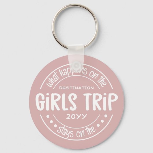Porte-clés Que se passe-t-il sur Girls Trip Custom Girls Week (Recto)