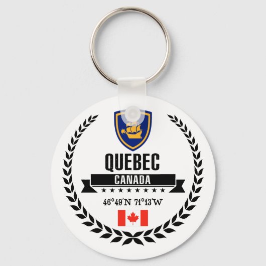 Porte-clés Québec (Recto)