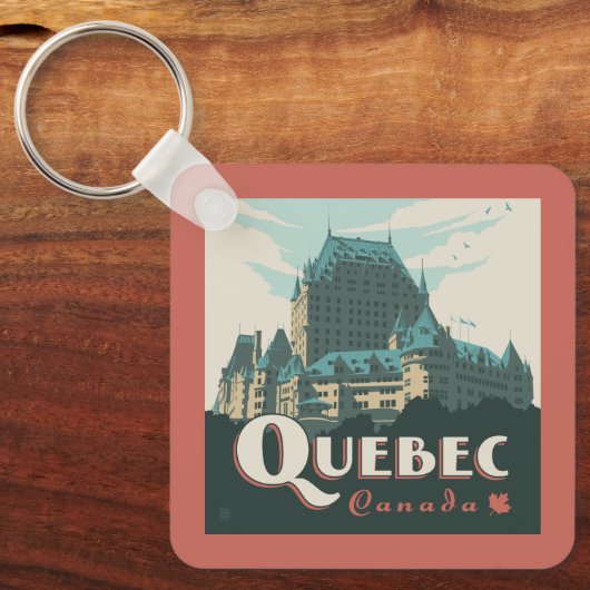 Porte-clés Québec Canada | Château Frontenac (Recto)