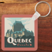 Porte-clés Québec Canada | Château Frontenac (Verso)