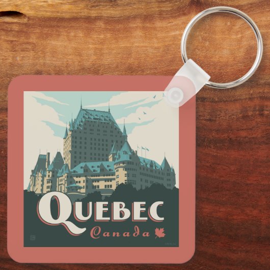 Porte-clés Québec Canada | Château Frontenac (Verso)
