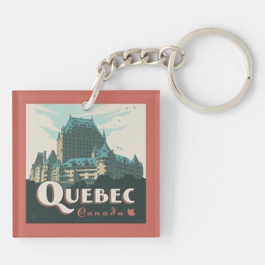 Porte-clés Québec Canada | Château Frontenac (Dos)