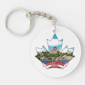 Porte-clés Québec (Québec) Canada (Devant)